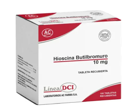 HIOSCINA BUTILBROMURO 10 MG TABLETA