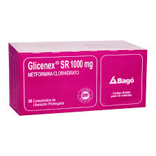 GLICENEX SR 1000 MG(METFORMINA CLORHIDRATO) COMPRIMIDOS