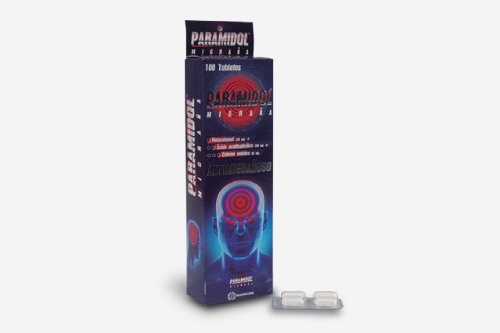 PARAMIDOL MIGRAÑA(PARACETAMOL+ACIDO ACETILSALICILICO+CAFEINA) / TABLETA
