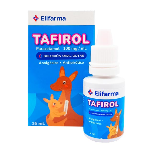 TAFIROL 100MG/15 ML (PARACETAMOL) GOTAS -