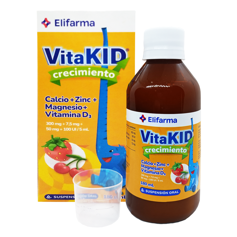 VITAKID CRECIMIENTO (CALCIO+ZINC+MAGNESIO+VIT D3) SUSP.ORAL