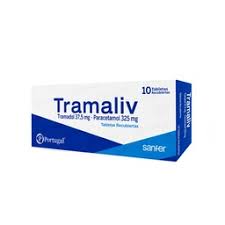 (C)TRAMALIV (TRAMADOL 37.5 mg/PARACETAMOL 325 mg) TAB. RECUBIERTA