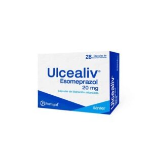 ULCEALIV (ESOMEPRAZOL) 20MG CÁPSULA LIB. RETARDADA