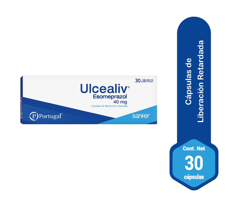 ULCEALIV 40MG ESOMEPRAZOL  TABLETAS