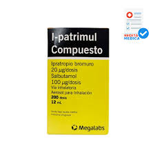 I-PATRIMUL COMPUESTO (BROMURO IPRATROPIO 20MCG+SALBUTAMOL 100 MCG) AEROSOL