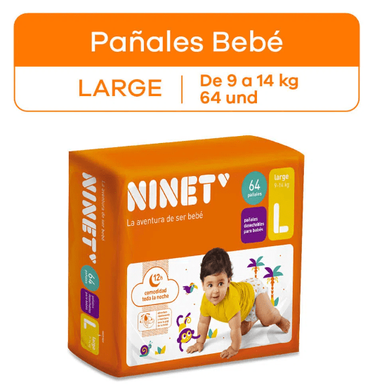 PAÑAL NINET INDIVIDUAL T/XXL