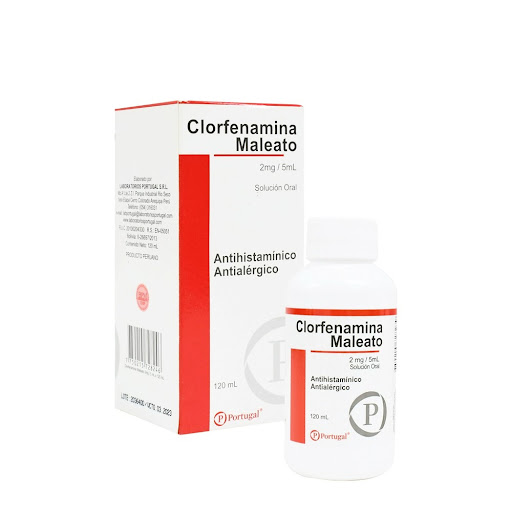 CLORFENAMINA MALEATO 2MG/ 5ML FCO 120ML