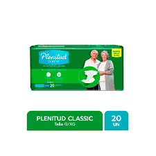 PAÑALES PLENITUD CLASSIC G/XG - 20UNI.