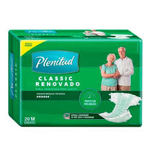 PAÑALES PLENITUD CLASSIC T/M-20UNI.