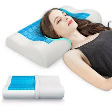 ALMOHADA ORTOPEDICA CERVICAL VISCOELASTICO CON GEL Y FIBRA DE ALGODON/LM165