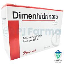 DIMENHIDRINATO 50MG -TABLETA CJA X100
