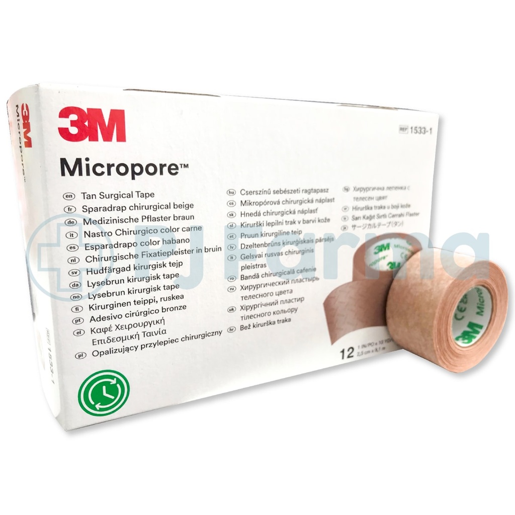 ESPARADRAPO MICROPORE (2.5CM) 3M COLOR PIEL