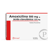AMOXICILINA + ÁCIDO CLAVULÁNICO 500 mg +125 mg TAB. REC.