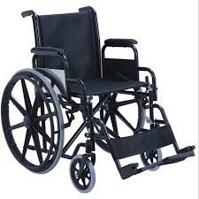 SILLA DE RUEDA MANUAL NEGRA