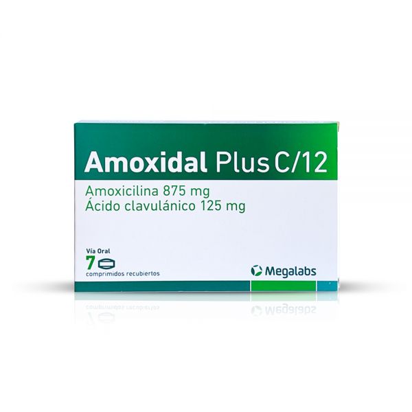 AMOXIDAL PLUS (AMOXICILINA 875MG+ÁCIDO CLAVULÁNICO 125 MG) COMP