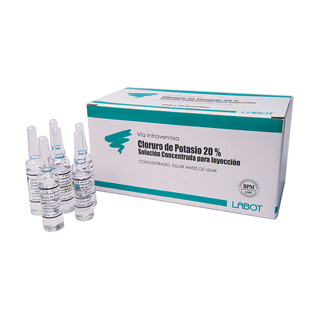 CLORURO DE POTASIO 20%/10ML AMP (KALIUM)