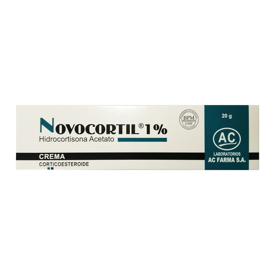 NOVOCORTIL 1% (HIDROCORTISONA) CREMA TBO 20 GR