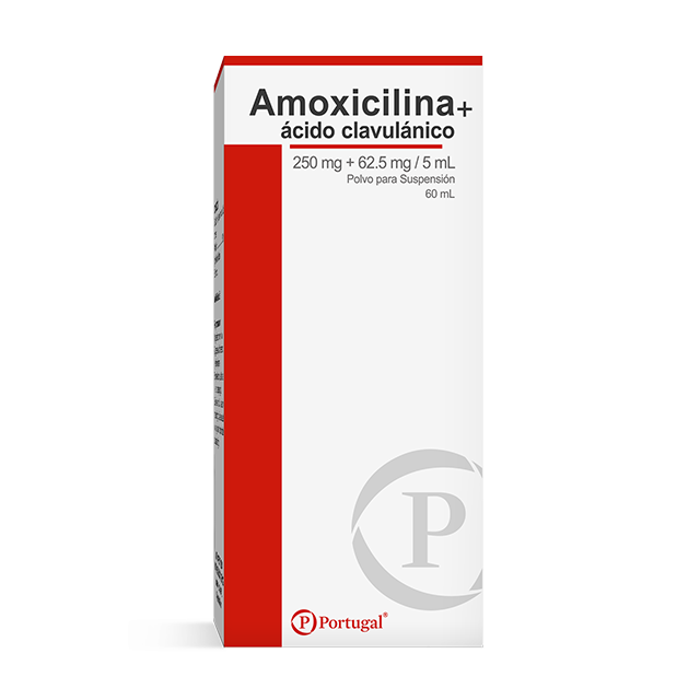 AMOXICILINA+ACIDO CLAVULÁNICO PPS 250MG/62.5MG-5ML 60 ML