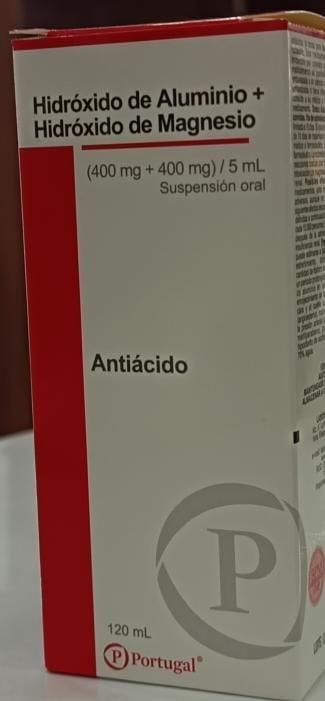 HIDRÓXIDO DE ALUMINIO+HIDRÓXIDO DE MAGNESIO 400MG+400MG/5ML SUSPENSIÓN