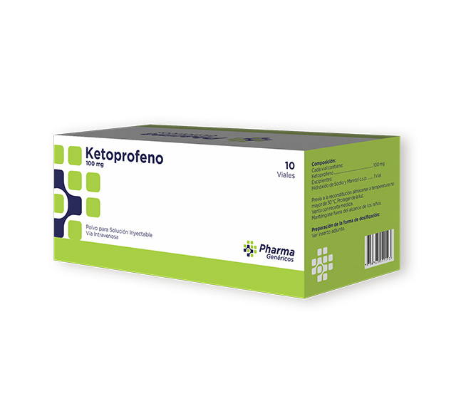 KETOPROFENO 100 mg POLVO PARA SOLUCIÓN INY - IV