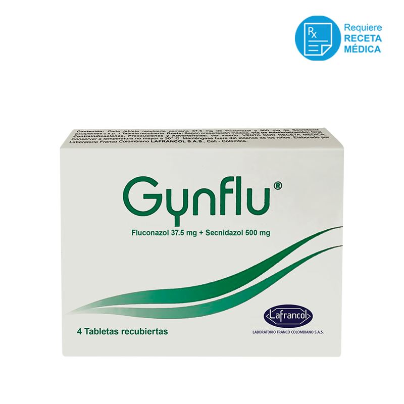 GYNFLU (Fluconazol 37.5 mg + Secnidazol 500 mg) TAB. REC.