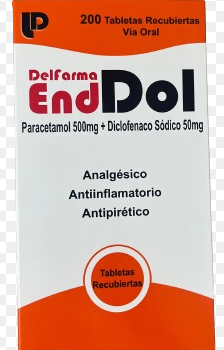 ENDDOL (PARACETAMOL 500mg + IBUPROFENO 150 mg ) TABLETAS REC.