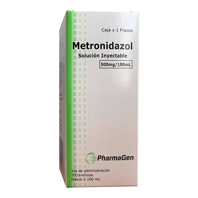 METRONIDAZOL 500 mg/100 ml SOLUCION INYECTABLE - IV
