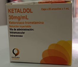 KETALDOL  30mg/1ml  KETOROLACO AMPOLLA IM/IV