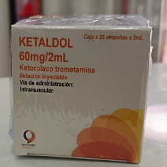 KETALDOL (KETOROLACO) 60mg/2ml  AMPOLLA IM