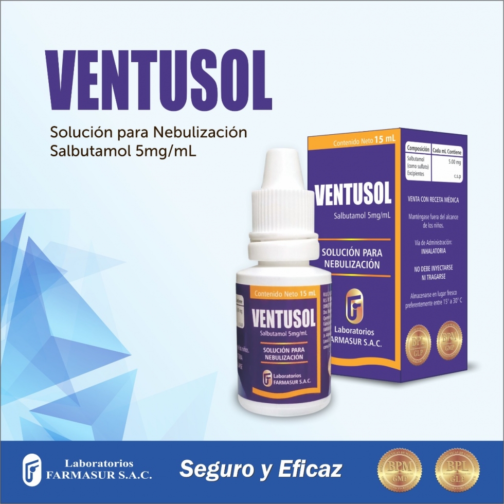 VENTUSOL (SALBUTAMOL 5MG/ML) GOTAS 15ML