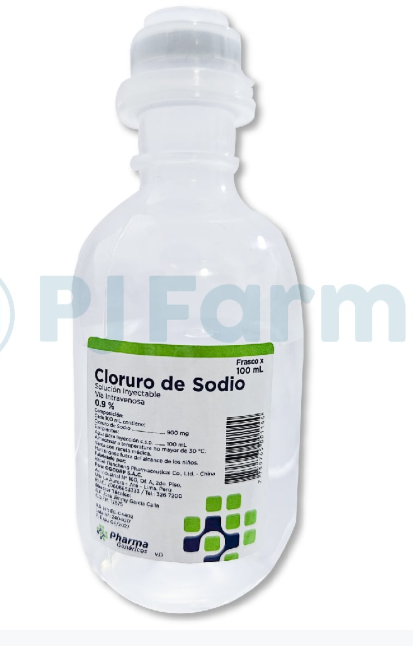 CLORURO DE SODIO  0.9% INY (100) ML