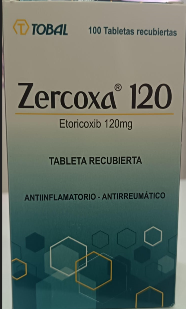 ZERCOXA120 MG (ETORICOXIB) TABLETA RECUBIERTA