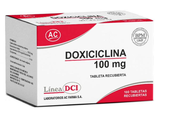 DOXICICLINA 100 mg CÁPSULAS