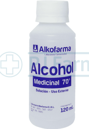 ALCOHOL MEDICINAL 96° 120ML