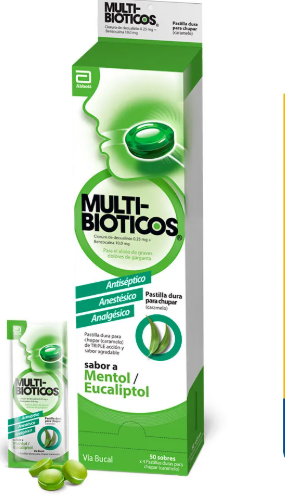 MULTIBIOTICOS  5 EN 1 (MENTOL /EUC.)