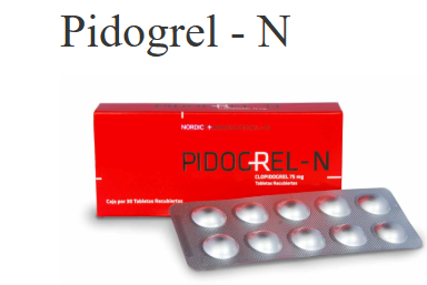 PIDOGREL-N 75MG(CLOPIDOGREL )CJAX30 TABLETA