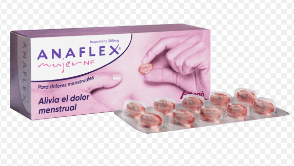 ANAFLEX MUJER 200MG CÁPSULAS (IBUPROFENO200MG)