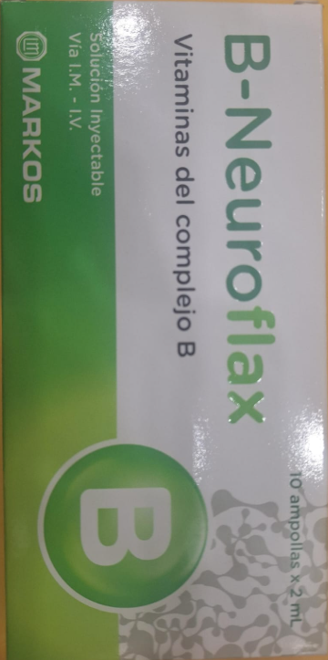 B-NEUROFLAX (TIAMINA,PIRIDOXINA,VITAMINA B12,NICOTINAMINA) SOLUC/I.M-I.V  ) AMP