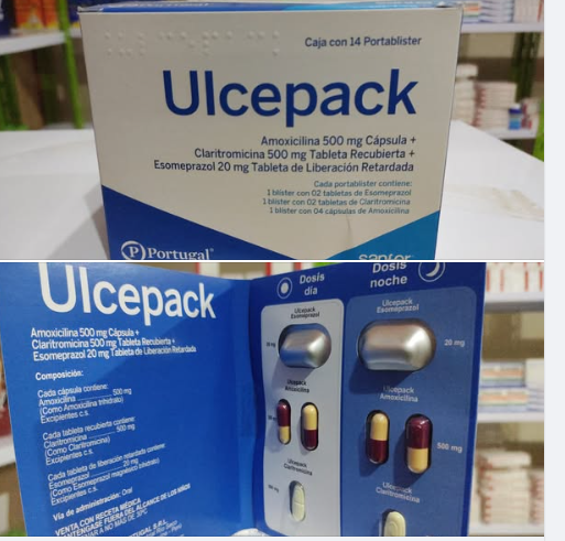 ULCEPACK ESO20MG/AMOX500MG/CLARIT500MG
