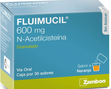 FLUIMUCIL 600 (ACETILCISTEÍNA) EFERVESCENTE
