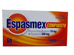 ESPASMEX(N-BUTIL HIOCINA 10 MG +PARACETAMOL 500 MG) TABLETA