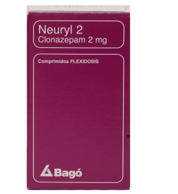 (C)NEURYL (CLONAZEPAM) 2 mg COMPRIMIDOS
