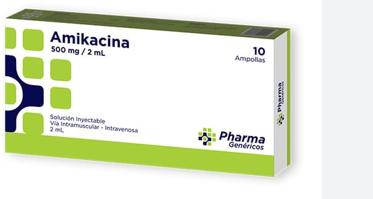 AMIKACINA  500MG/2ML (AMP) VIA IM. -IV.