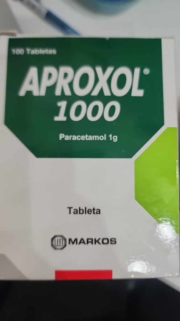 APROXOL 1G TABLETAS (PARACETAMOL 1G)