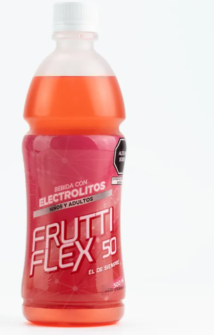 FRUTTI FLEX 50MEQ SABOR FRESA 500 ML