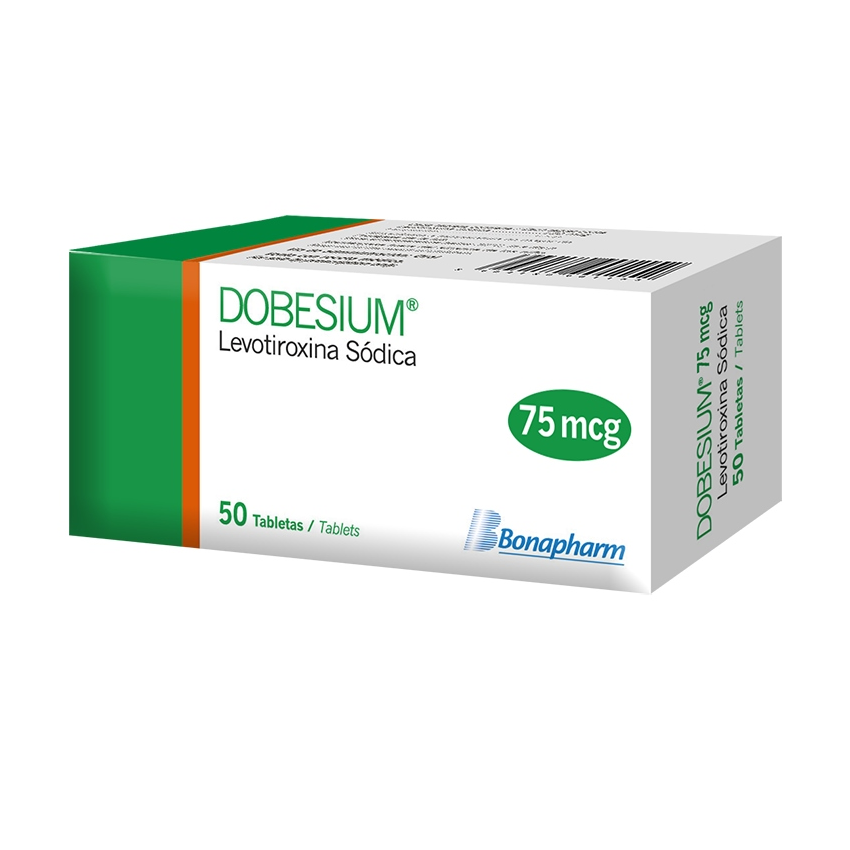 DOBESIUM 75mcg  (LEVOTIROXINA) CÁPSULAS