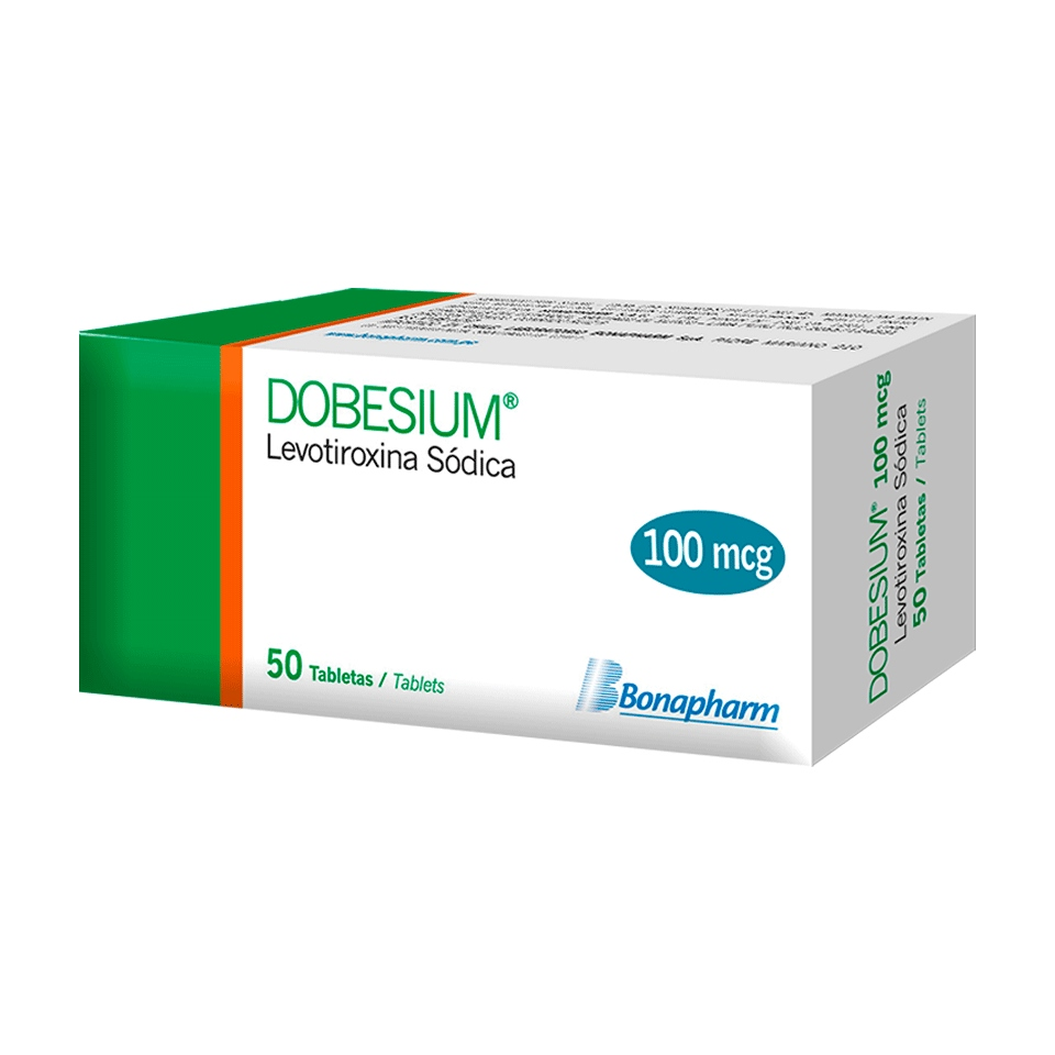 DOBESIUM 100mcg  (LEVOTIROXINA) CÁPSULAS