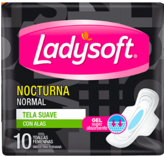 TOALLA HIGIÉNICA LADYSOFT BUENAS NOCHES