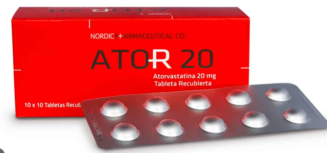 ATOR 20 (ATORVASTATINA  )TABLETA REC