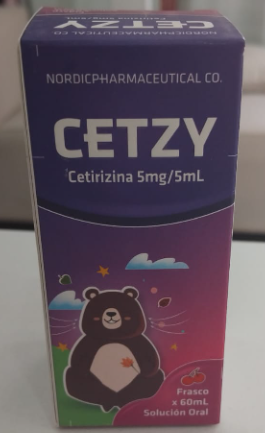 CETZY (CETIRIZINA 5MG/5ML60ML  JARABE